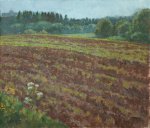 Озимые - 1983, 60х70, холст, масло, ценадоговорная.